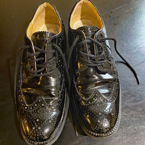 Cole Haan - Black Patent Leather Loafer Lunar Grand - Sz 9 Medium - Picture 2 of 10